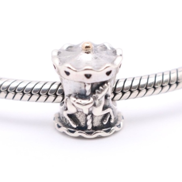 Pandora Jewelry - Authentic PANDORA Sterling Silver Carousel Charm - 791236